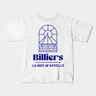 Billiers the sea is calling me - Brittany Morbihan 56 Sea Holidays Beach Kids T-Shirt